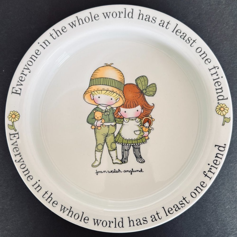 VINTAGE Joan Walsh Anglund Child's Bowl EUC